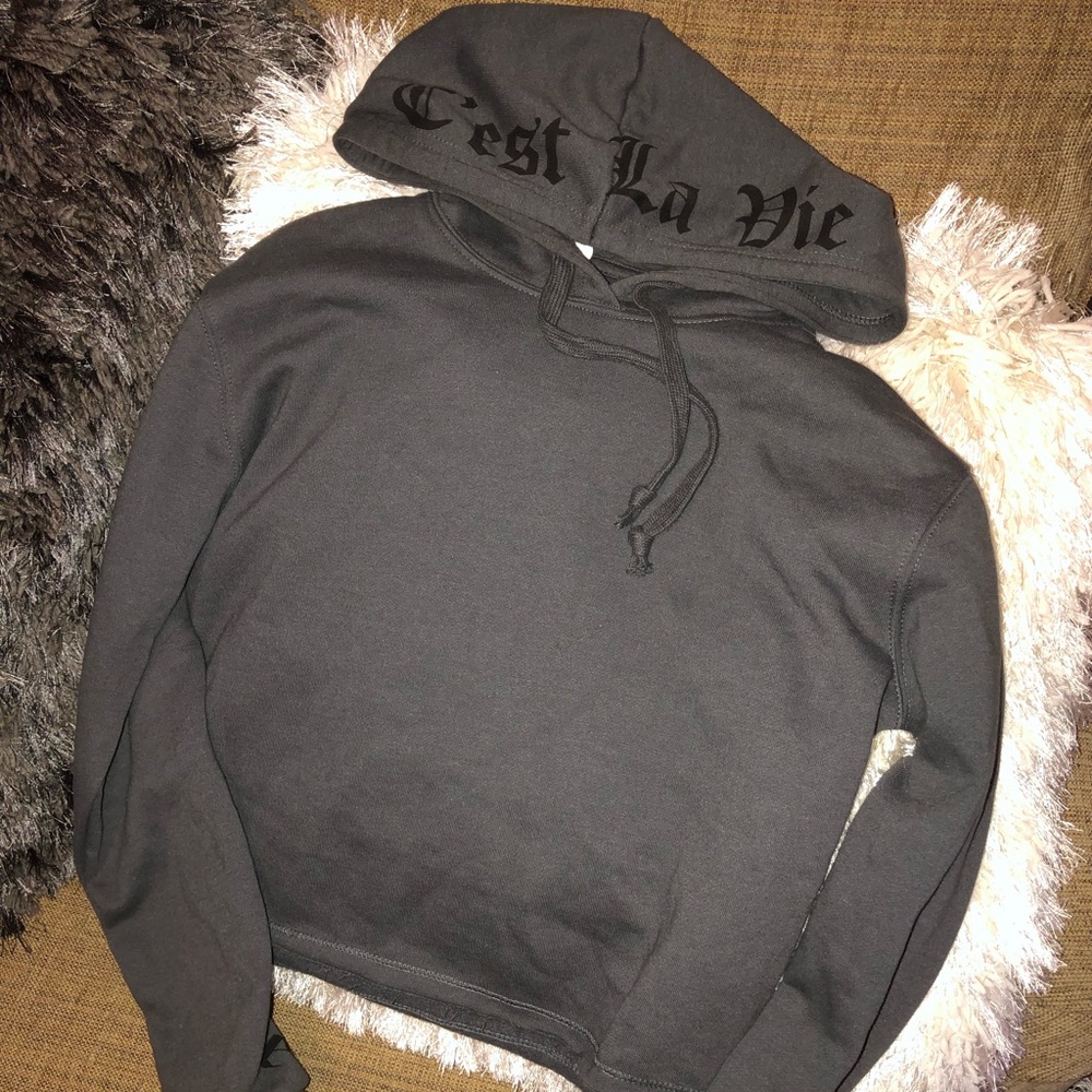 Crop hoodie
